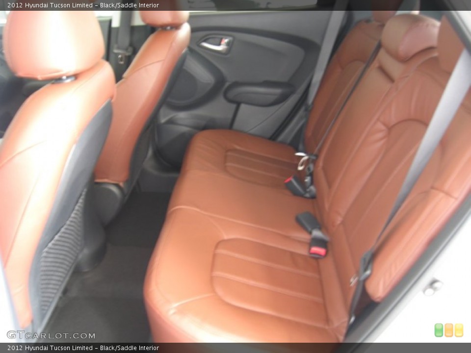 Black/Saddle Interior Photo for the 2012 Hyundai Tucson Limited #52156848