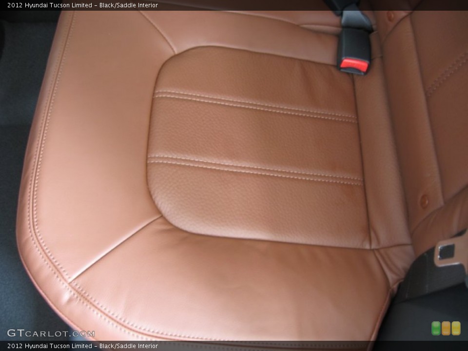 Black/Saddle Interior Photo for the 2012 Hyundai Tucson Limited #52156860