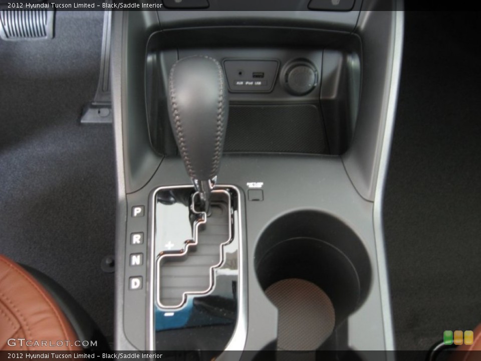 Black/Saddle Interior Transmission for the 2012 Hyundai Tucson Limited #52156995