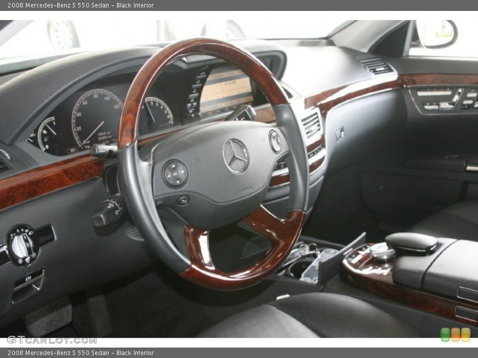 Black Interior Photo for the 2008 Mercedes-Benz S 550 Sedan #52157028