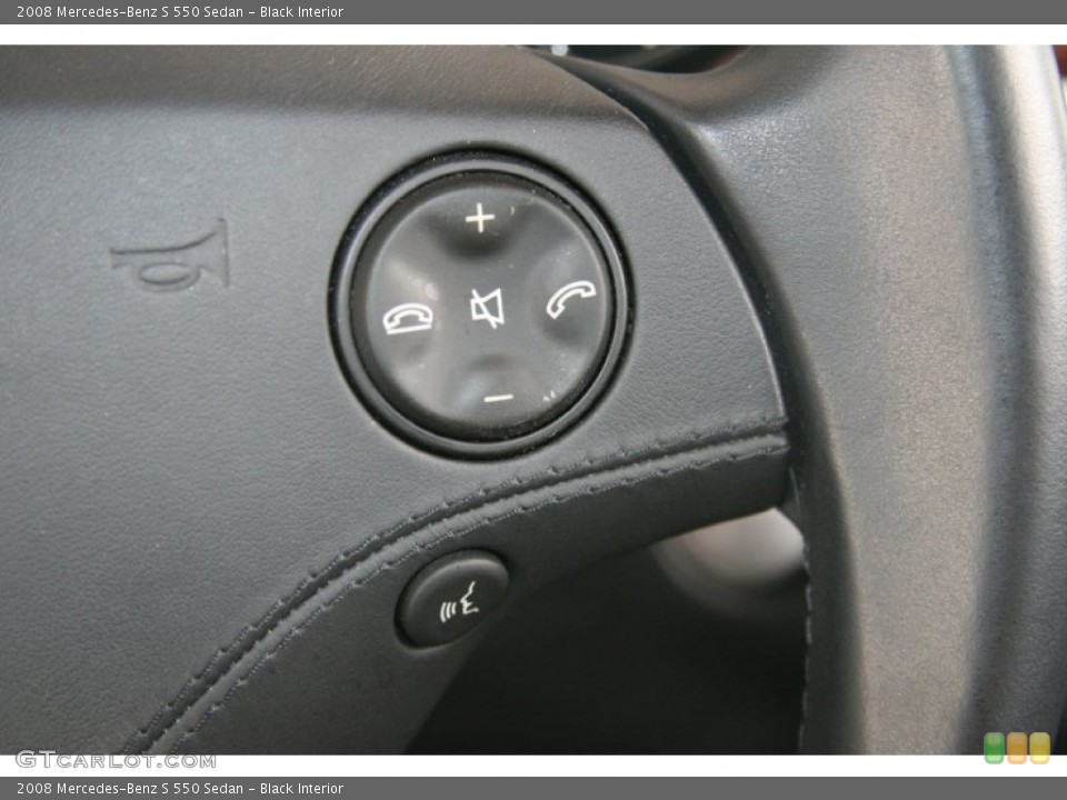 Black Interior Controls for the 2008 Mercedes-Benz S 550 Sedan #52157199