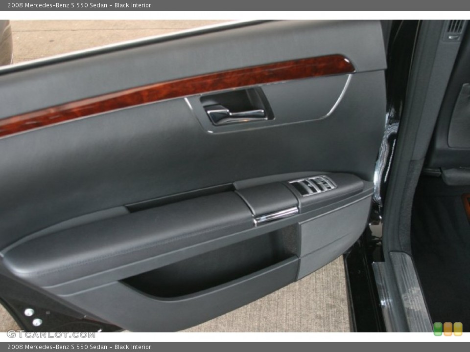 Black Interior Door Panel for the 2008 Mercedes-Benz S 550 Sedan #52157244