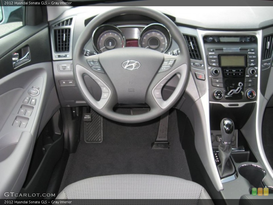 Gray Interior Dashboard for the 2012 Hyundai Sonata GLS #52157385