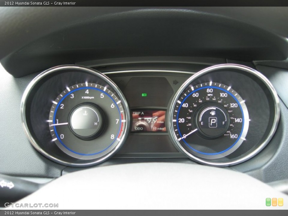 Gray Interior Gauges for the 2012 Hyundai Sonata GLS #52157463