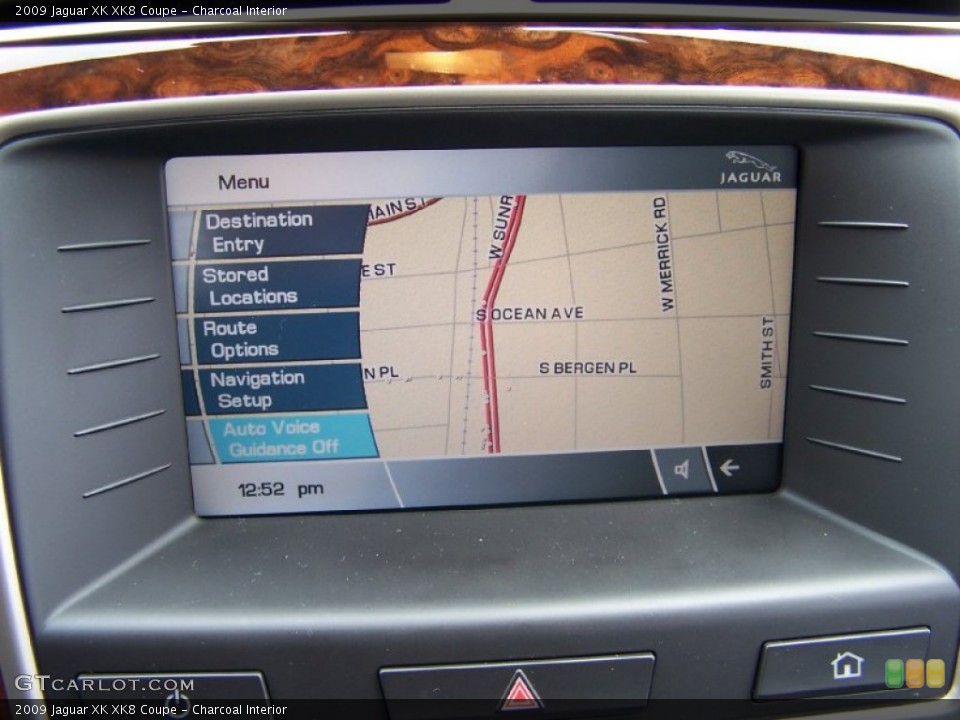 Charcoal Interior Navigation for the 2009 Jaguar XK XK8 Coupe #52157862