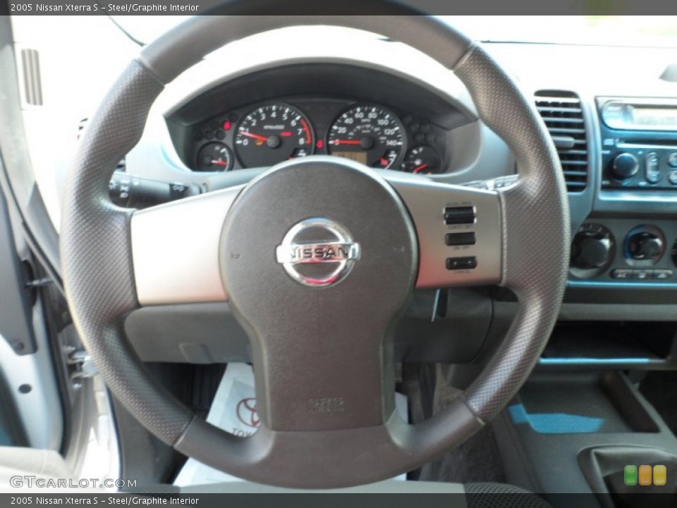 Steel/Graphite Interior Steering Wheel for the 2005 Nissan Xterra S #52159543
