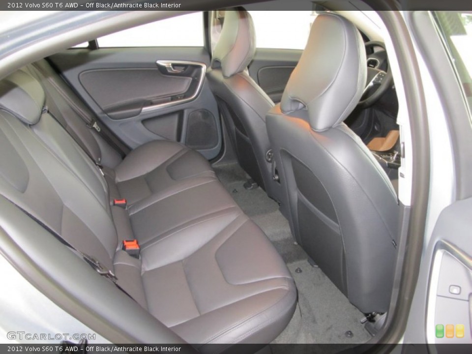 Off Black/Anthracite Black Interior Photo for the 2012 Volvo S60 T6 AWD #52160803