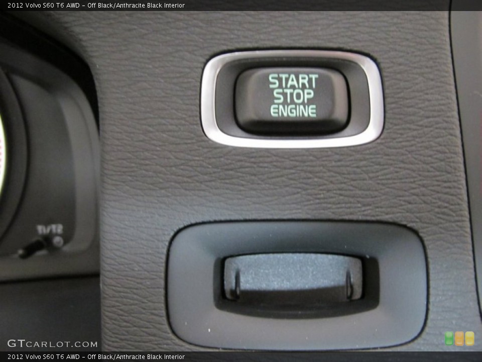 Off Black/Anthracite Black Interior Controls for the 2012 Volvo S60 T6 AWD #52160914