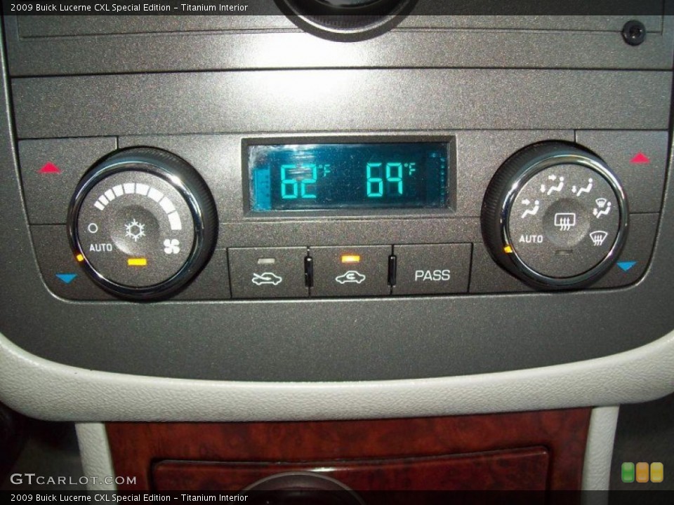 Titanium Interior Controls for the 2009 Buick Lucerne CXL Special Edition #52161643