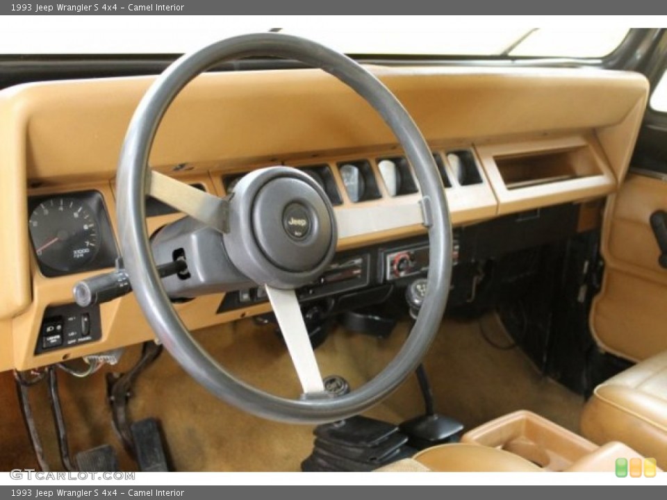 Camel Interior Dashboard for the 1993 Jeep Wrangler S 4x4 #52163827