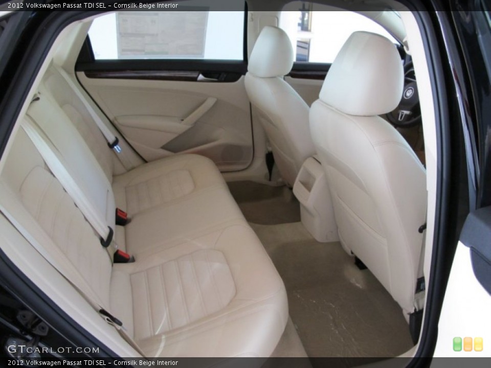 Cornsilk Beige Interior Photo for the 2012 Volkswagen Passat TDI SEL #52165039