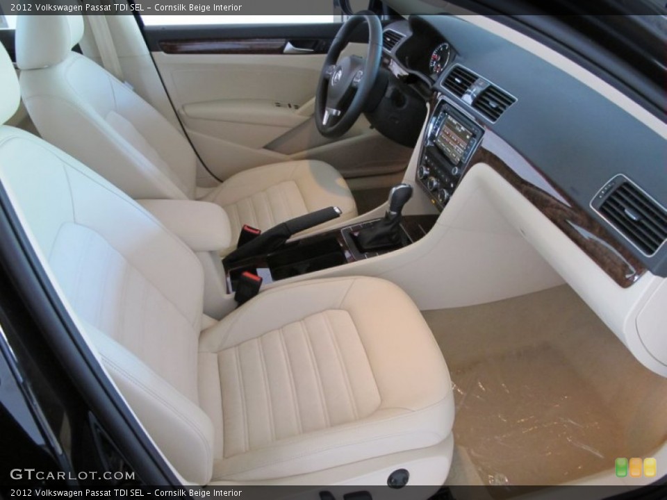 Cornsilk Beige Interior Photo for the 2012 Volkswagen Passat TDI SEL #52165066