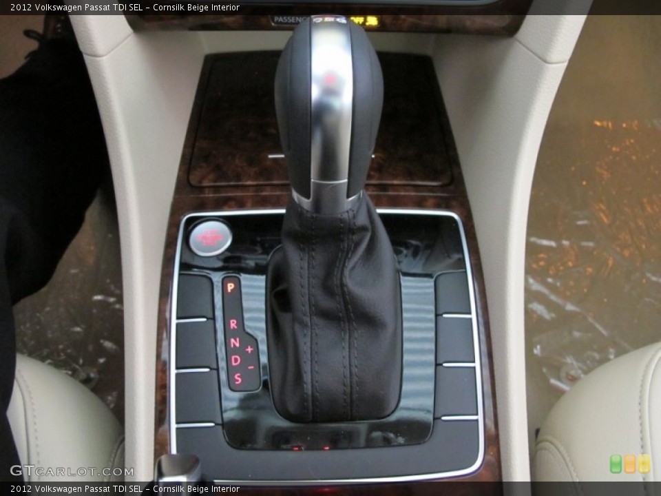 Cornsilk Beige Interior Transmission for the 2012 Volkswagen Passat TDI SEL #52165177