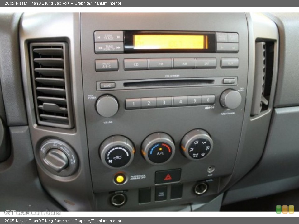 Graphite/Titanium Interior Controls for the 2005 Nissan Titan XE King Cab 4x4 #52165243
