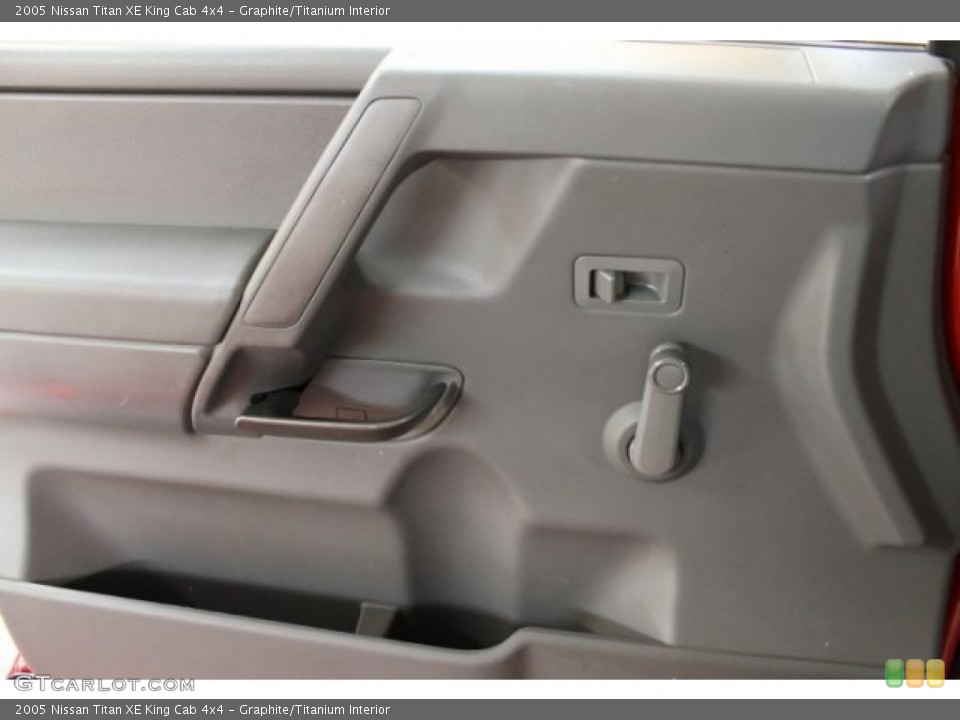 Graphite/Titanium Interior Door Panel for the 2005 Nissan Titan XE King Cab 4x4 #52165258