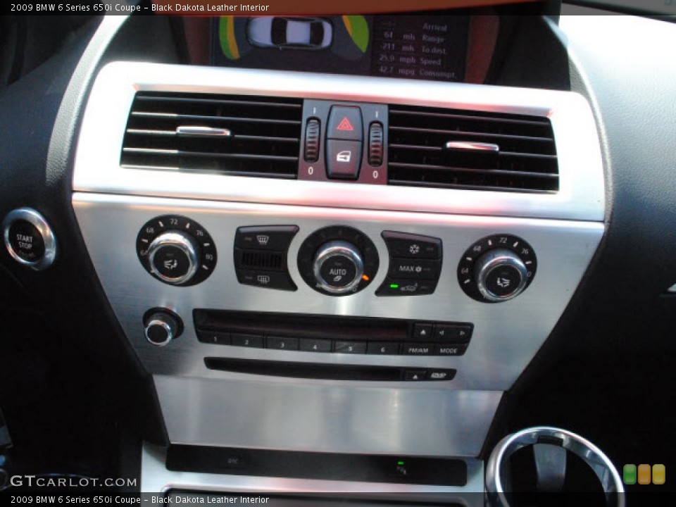 Black Dakota Leather Interior Controls for the 2009 BMW 6 Series 650i Coupe #52166062