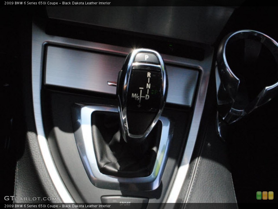 Black Dakota Leather Interior Transmission for the 2009 BMW 6 Series 650i Coupe #52166071
