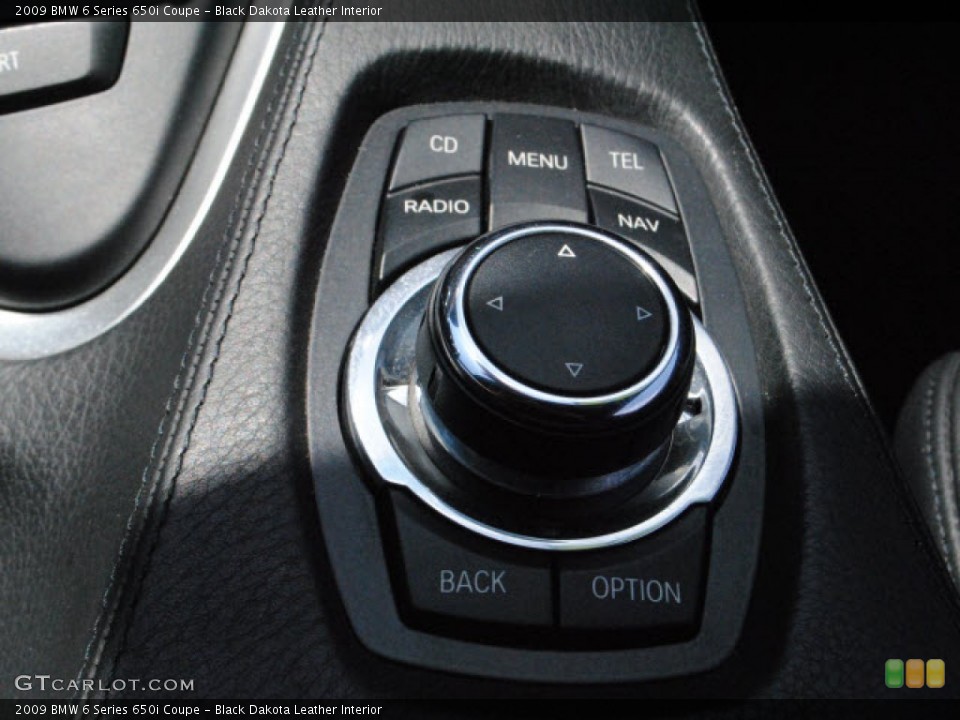 Black Dakota Leather Interior Controls for the 2009 BMW 6 Series 650i Coupe #52166086