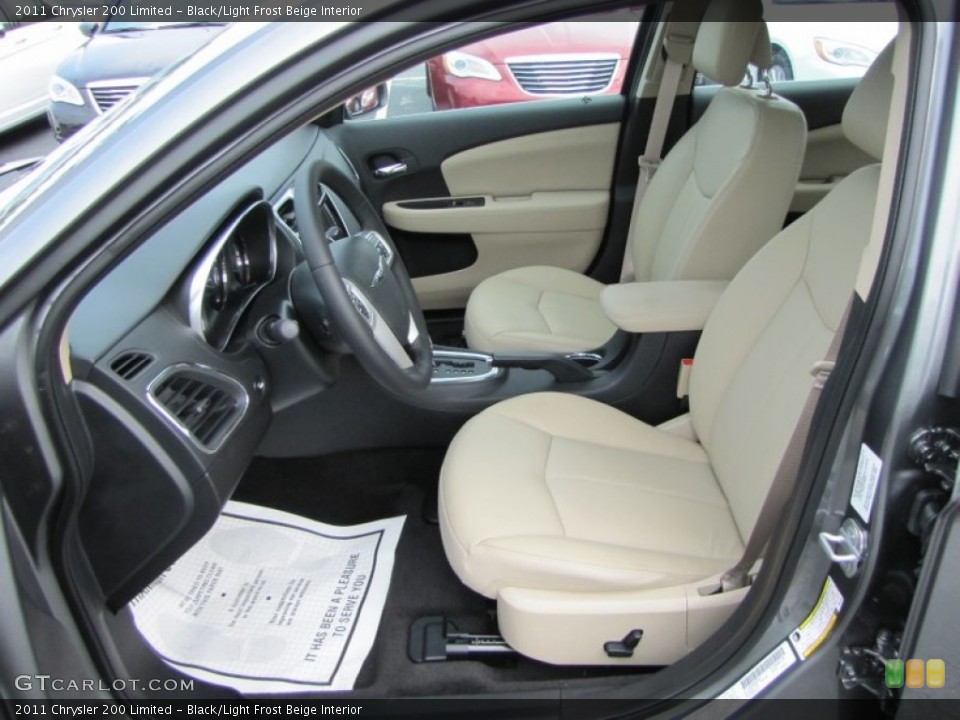 Black/Light Frost Beige Interior Photo for the 2011 Chrysler 200 Limited #52168132