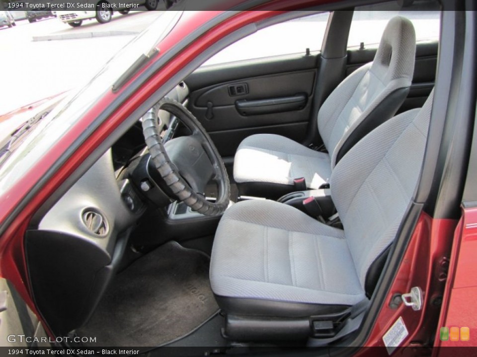 Black Interior Photo for the 1994 Toyota Tercel DX Sedan #52168198