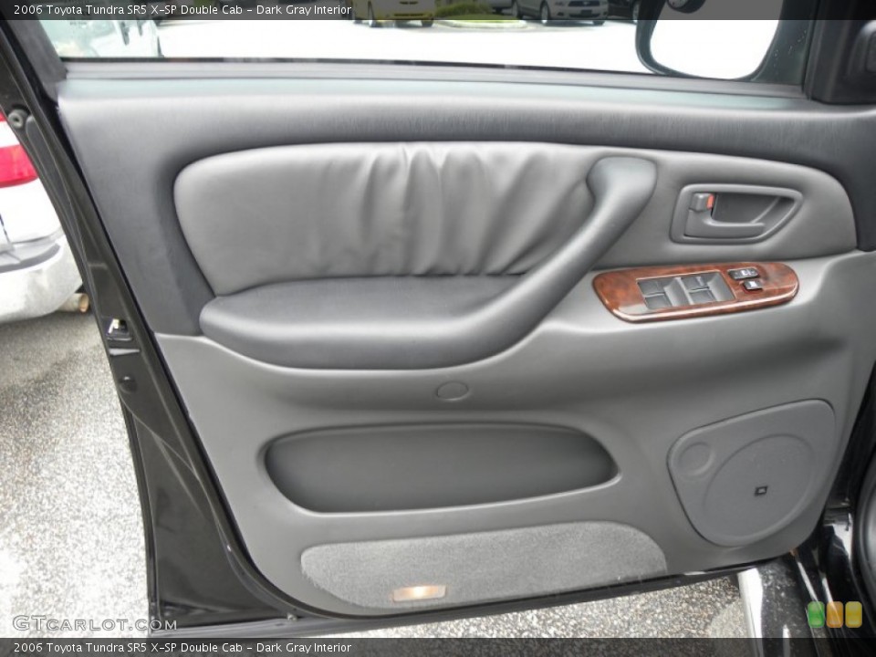 Dark Gray Interior Door Panel for the 2006 Toyota Tundra SR5 X-SP Double Cab #52169215
