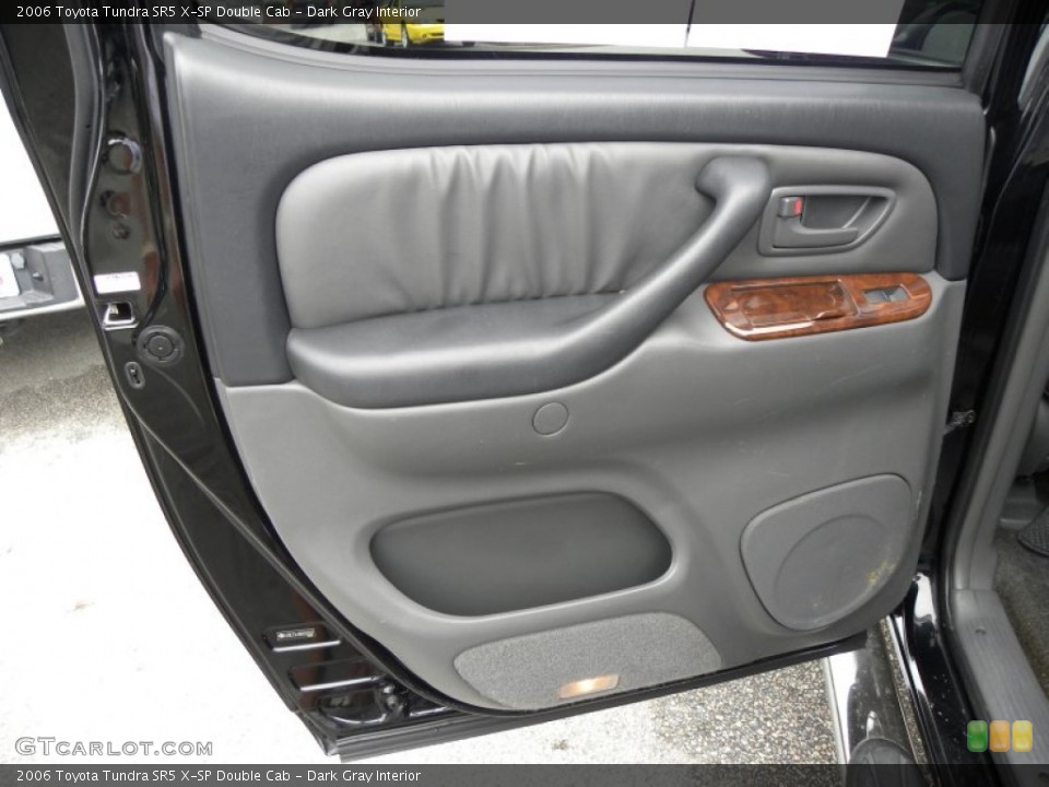 Dark Gray Interior Door Panel for the 2006 Toyota Tundra SR5 X-SP Double Cab #52169245