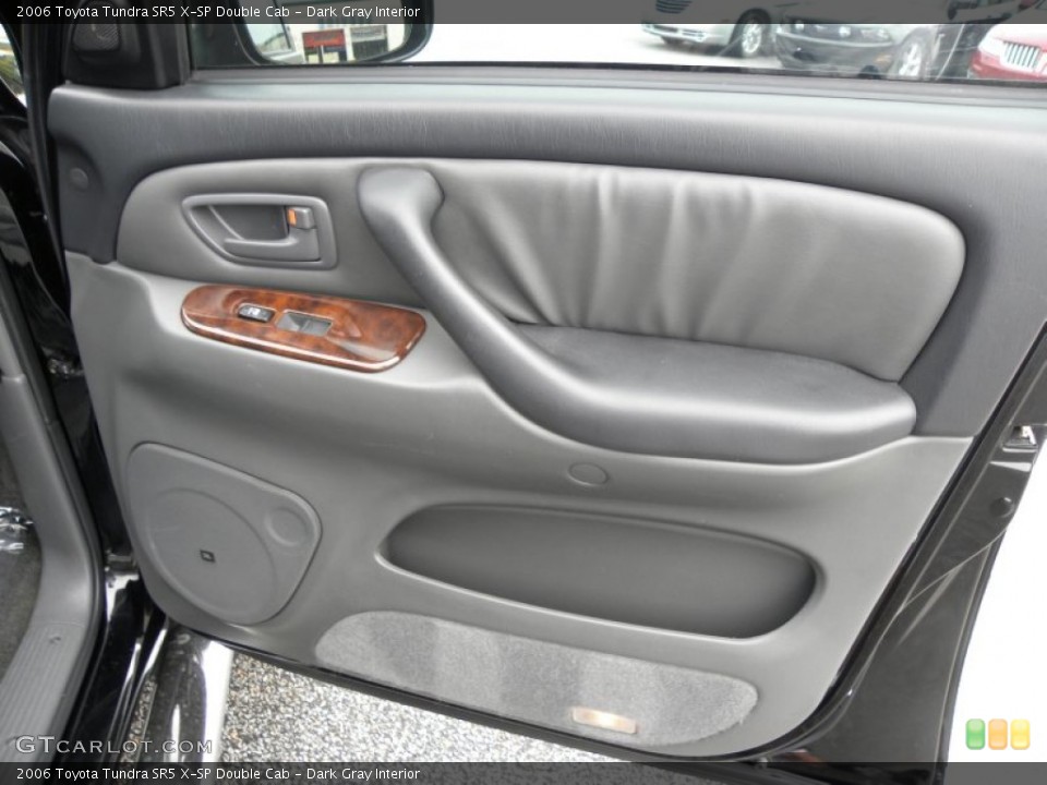 Dark Gray Interior Door Panel for the 2006 Toyota Tundra SR5 X-SP Double Cab #52169269