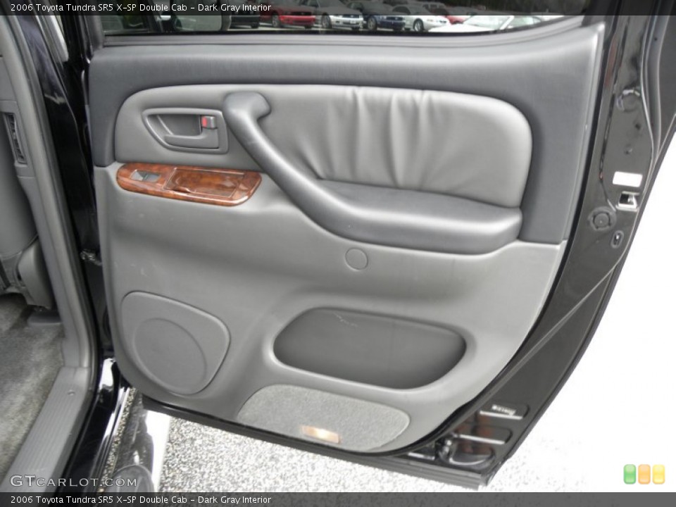 Dark Gray Interior Door Panel for the 2006 Toyota Tundra SR5 X-SP Double Cab #52169290