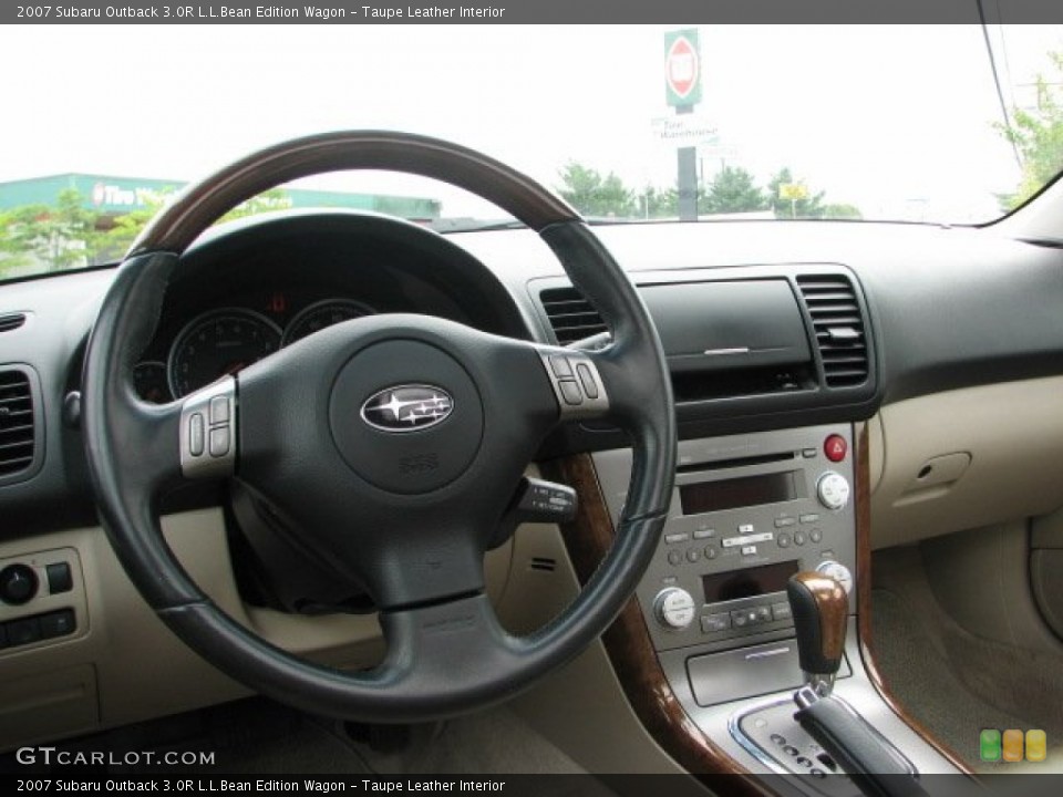 Taupe Leather Interior Photo for the 2007 Subaru Outback 3.0R L.L.Bean Edition Wagon #52173715
