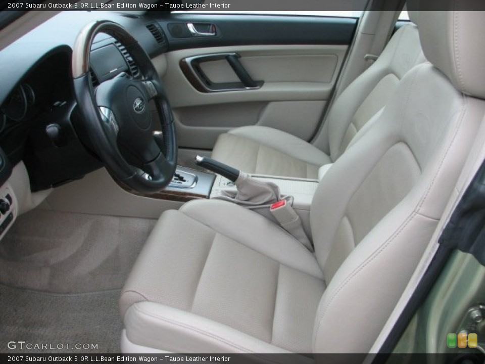 Taupe Leather Interior Photo for the 2007 Subaru Outback 3.0R L.L.Bean Edition Wagon #52173745