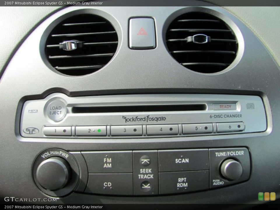 Medium Gray Interior Controls for the 2007 Mitsubishi Eclipse Spyder GS #52174504