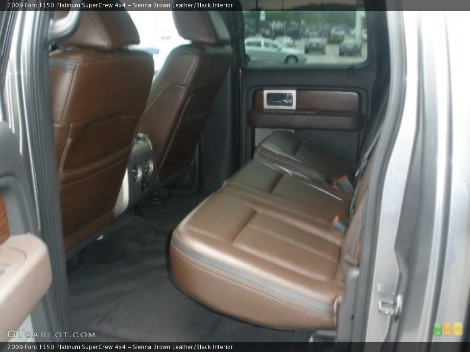 Sienna Brown Leather/Black Interior Photo for the 2009 Ford F150 Platinum SuperCrew 4x4 #52174576
