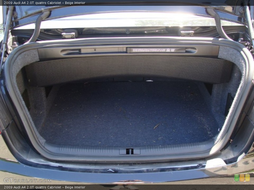 Beige Interior Trunk for the 2009 Audi A4 2.0T quattro Cabriolet #52175230