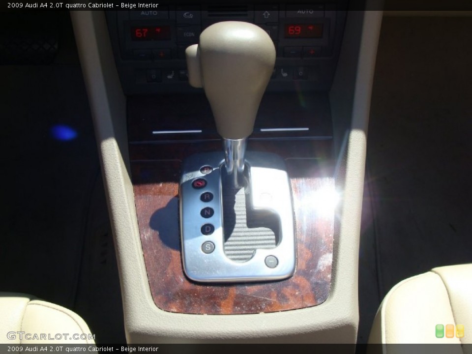 Beige Interior Transmission for the 2009 Audi A4 2.0T quattro Cabriolet #52175347