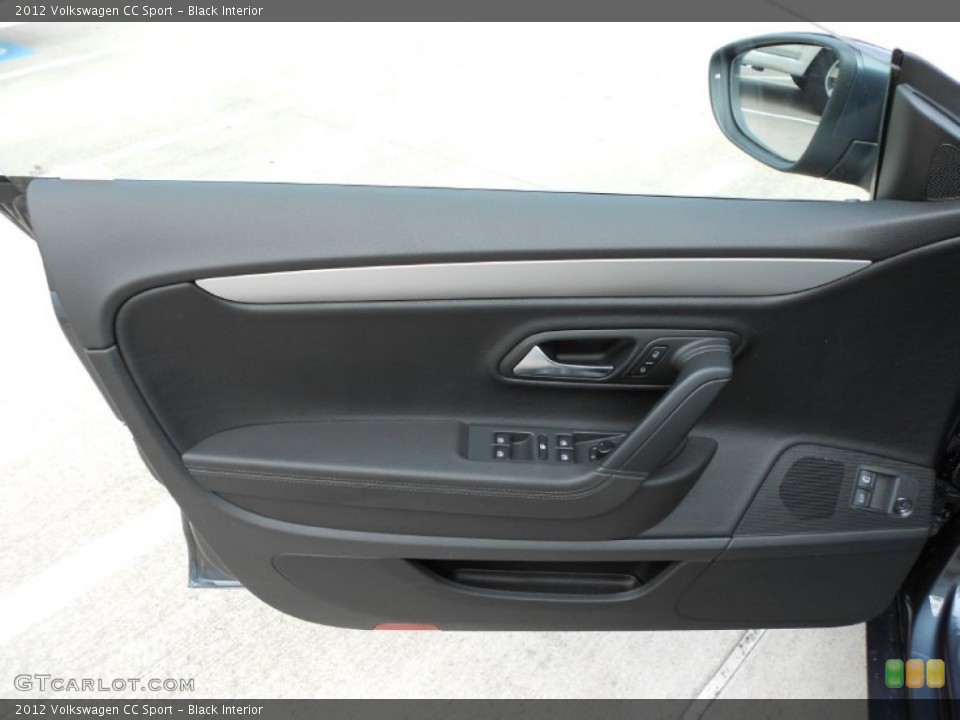 Black Interior Door Panel for the 2012 Volkswagen CC Sport #52176652