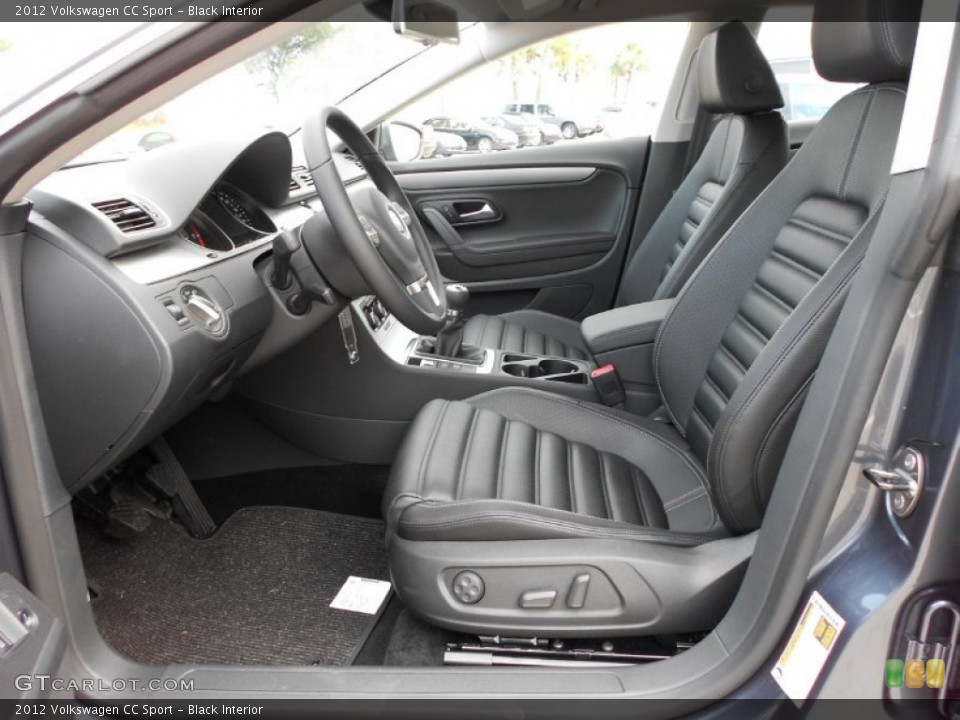 Black Interior Photo for the 2012 Volkswagen CC Sport #52176664