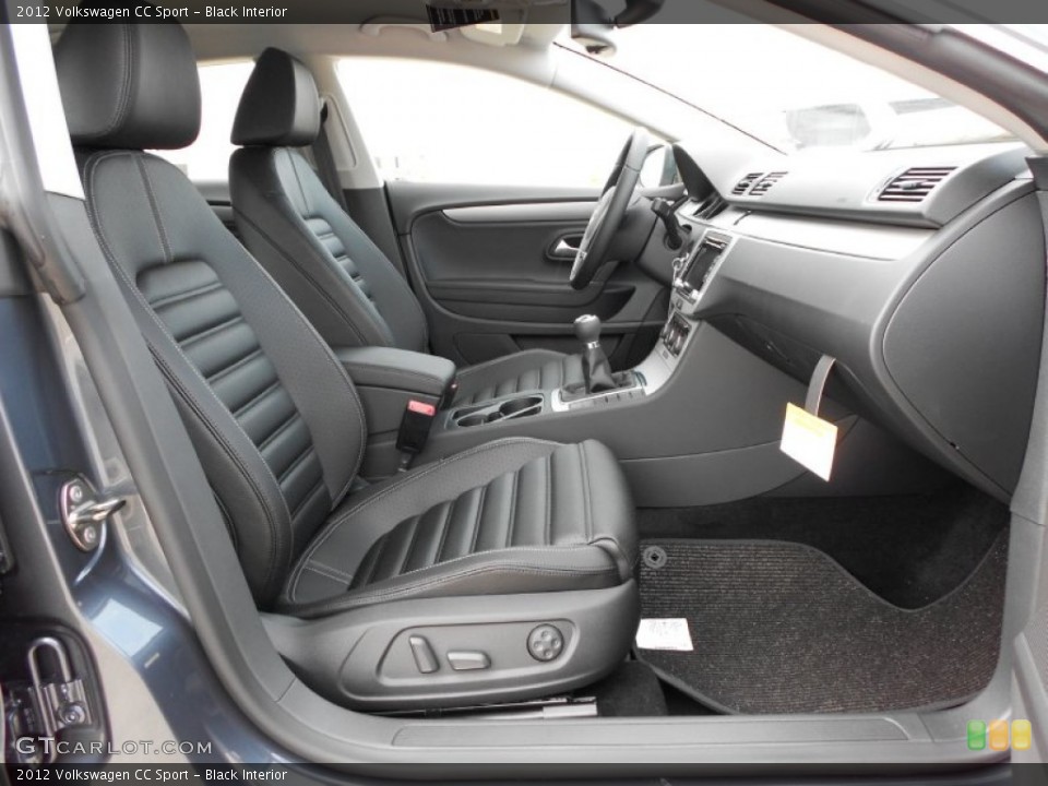 Black Interior Photo for the 2012 Volkswagen CC Sport #52176703