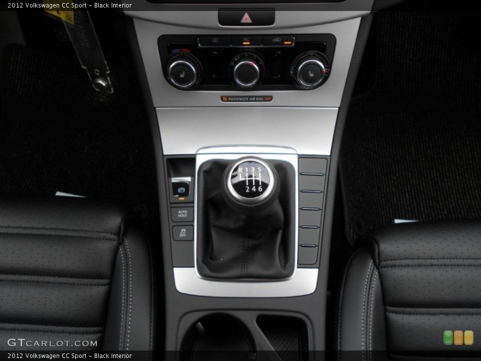 Black Interior Transmission for the 2012 Volkswagen CC Sport #52176766