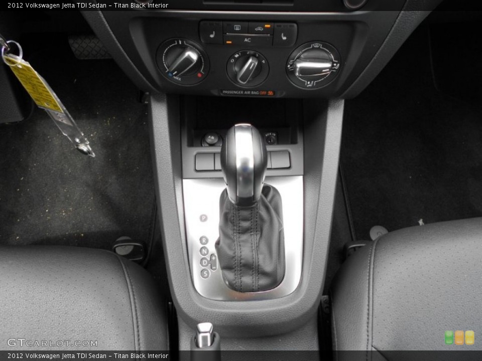 Titan Black Interior Transmission for the 2012 Volkswagen Jetta TDI Sedan #52177534