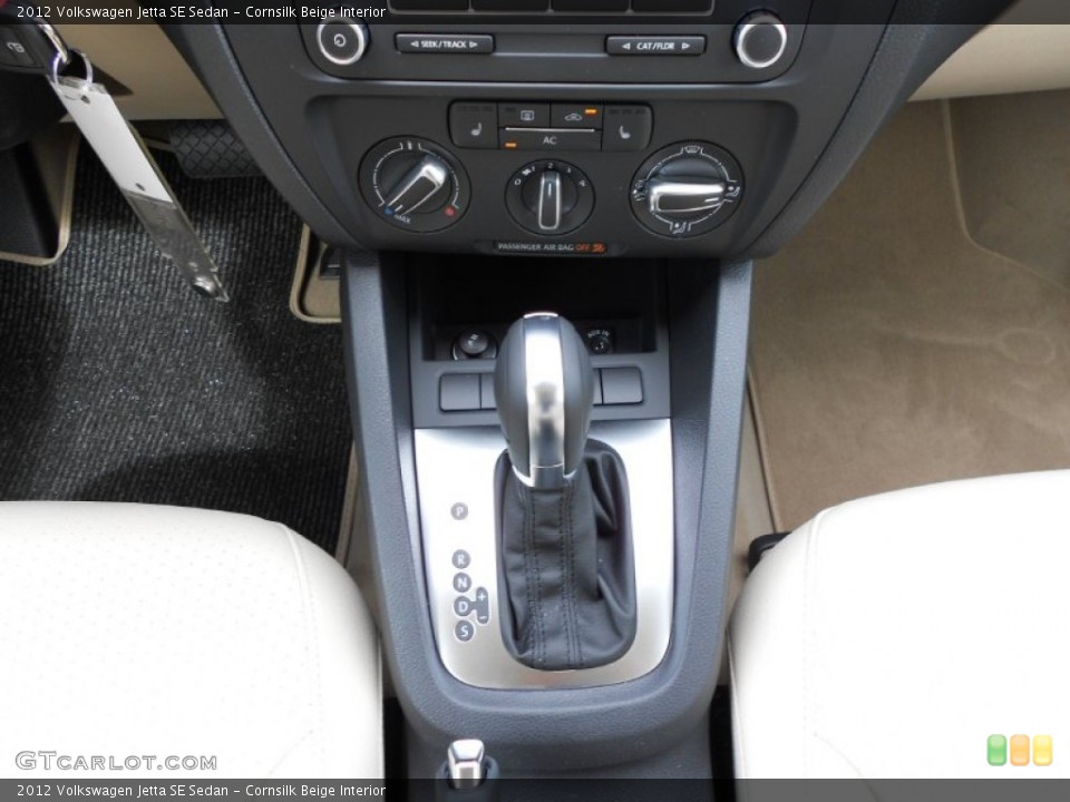 Cornsilk Beige Interior Transmission for the 2012 Volkswagen Jetta SE Sedan #52177882