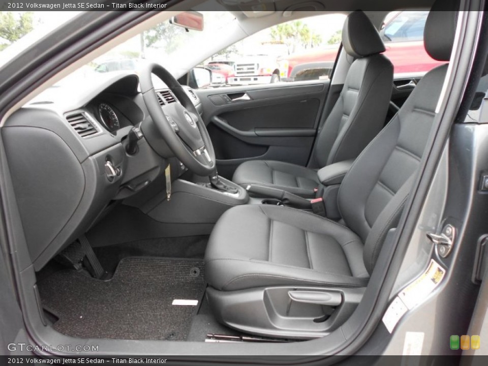 Titan Black Interior Photo for the 2012 Volkswagen Jetta SE Sedan #52178068