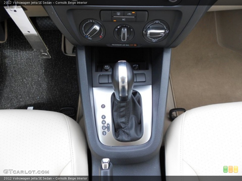 Cornsilk Beige Interior Transmission for the 2012 Volkswagen Jetta SE Sedan #52178527
