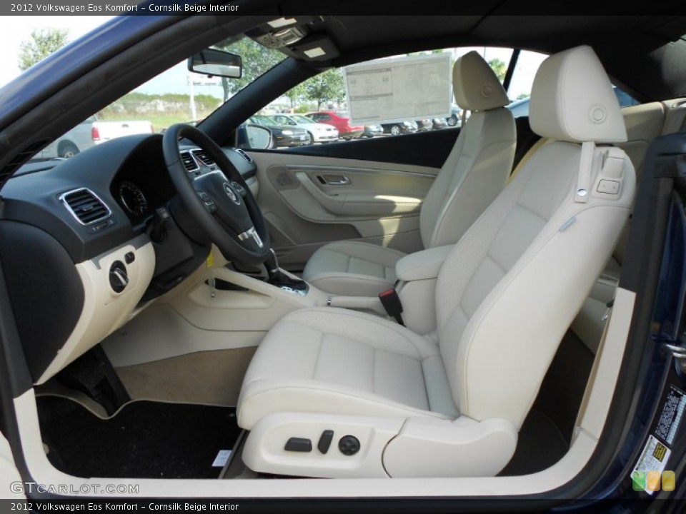 Cornsilk Beige Interior Photo for the 2012 Volkswagen Eos Komfort #52178770