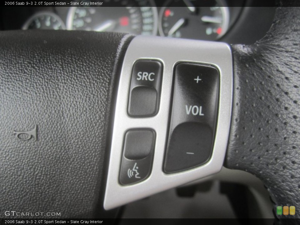 Slate Gray Interior Controls for the 2006 Saab 9-3 2.0T Sport Sedan #52179859