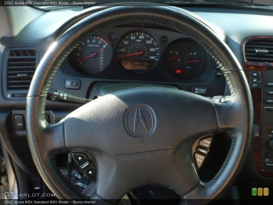 Ebony Interior Steering Wheel for the 2002 Acura MDX  #52179976