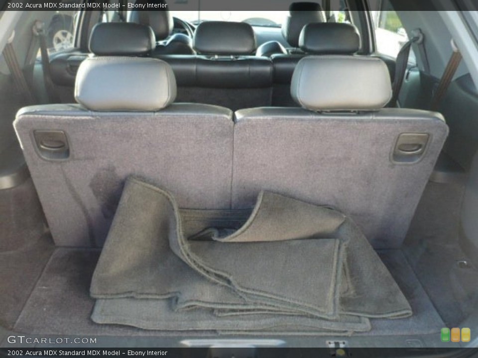 Ebony Interior Trunk for the 2002 Acura MDX  #52180102