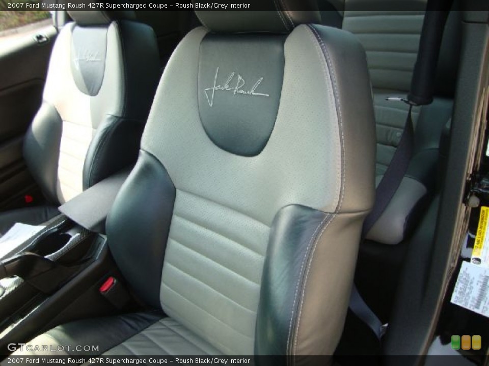 Roush Black/Grey Interior Photo for the 2007 Ford Mustang Roush 427R Supercharged Coupe #52180765