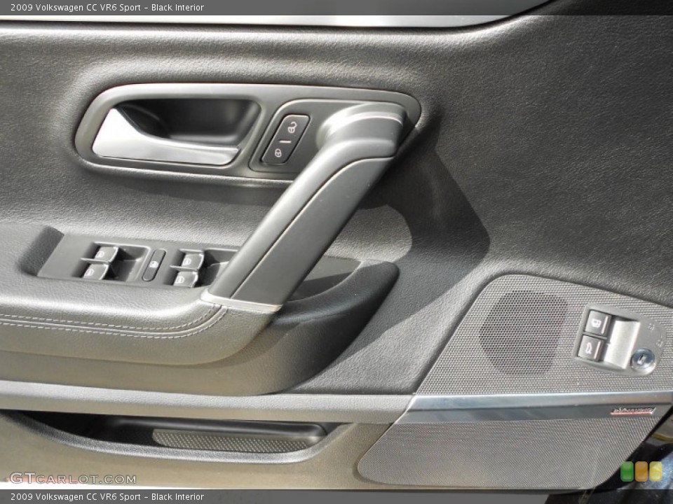 Black Interior Controls for the 2009 Volkswagen CC VR6 Sport #52180825