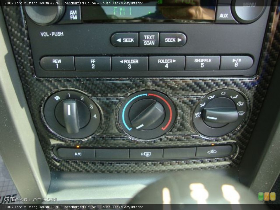 Roush Black/Grey Interior Controls for the 2007 Ford Mustang Roush 427R Supercharged Coupe #52180900