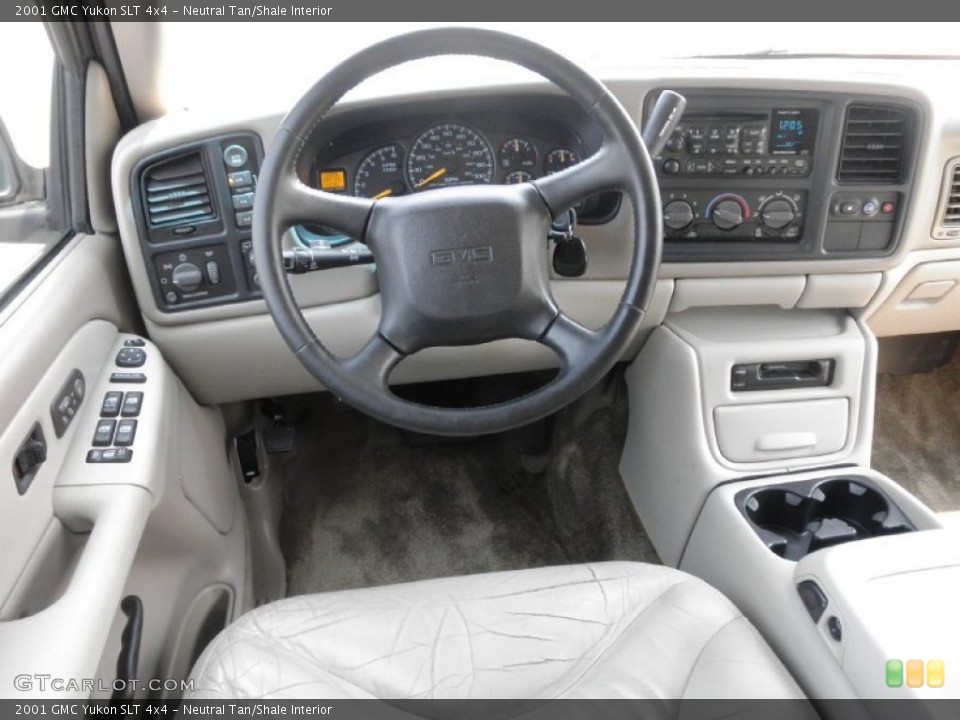 Neutral Tan/Shale Interior Dashboard for the 2001 GMC Yukon SLT 4x4 #52181086